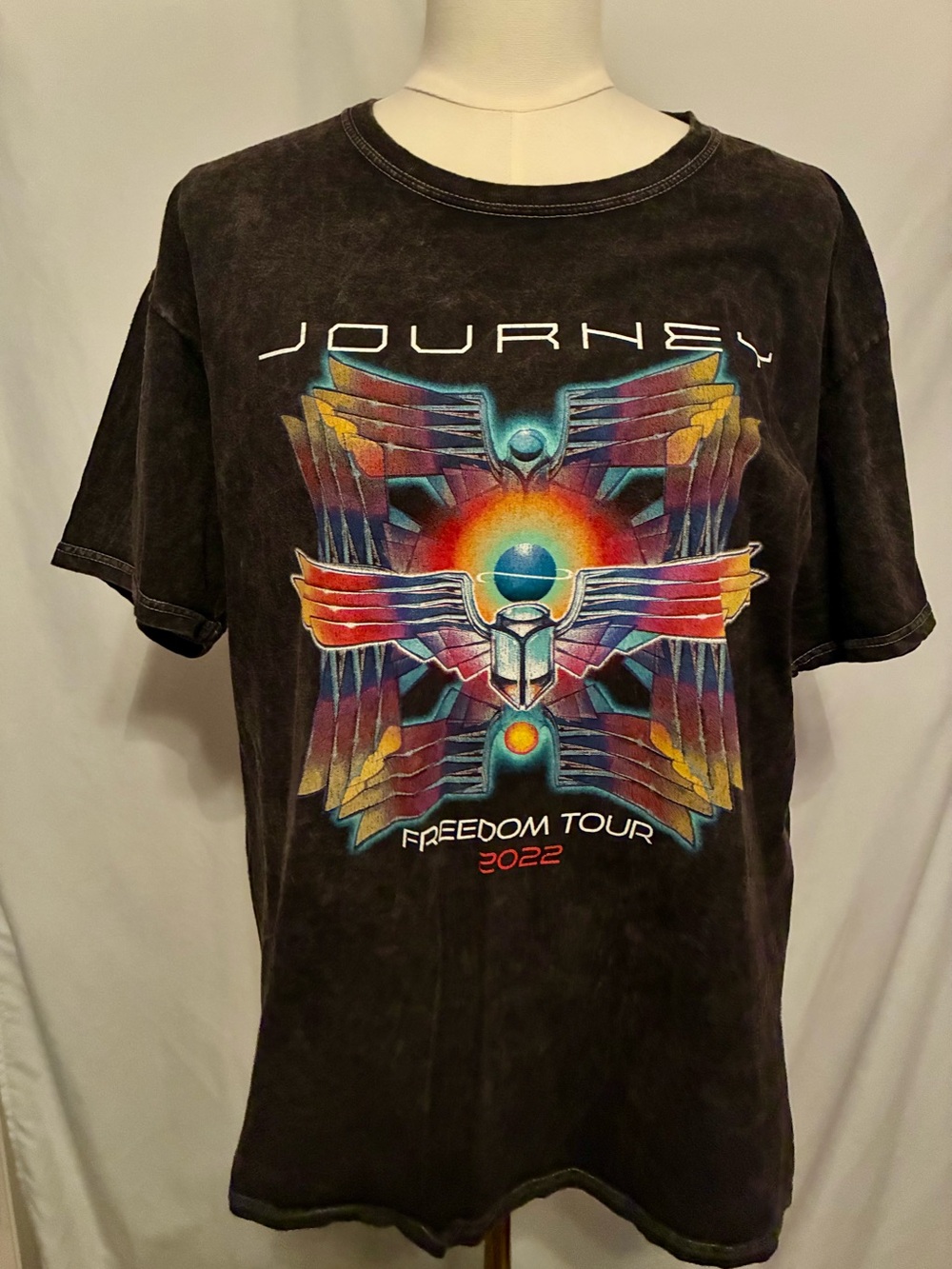 Journey Freedom Tour 2022 Graphic Concert Tee - Black Size L